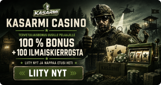 Kasarmi casino banner